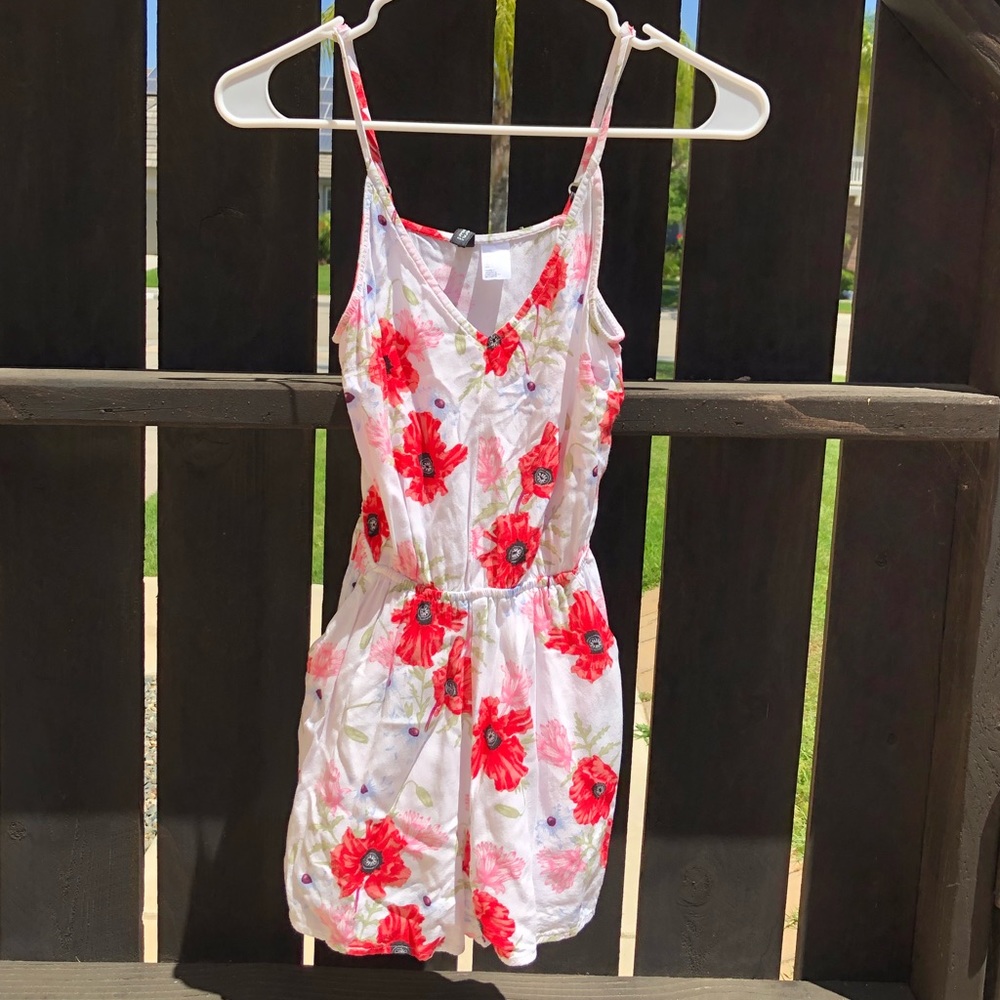 Forever 21 floral romper
